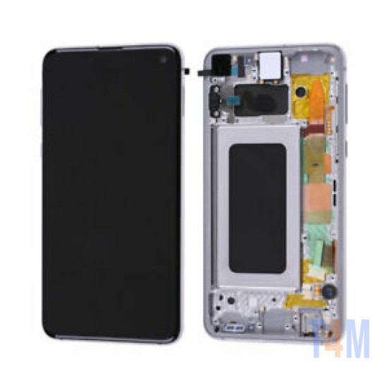 TOUCH+DISPLAY+FRAME SAMSUNG GALAXY S10E G970 NEGRO (SERVICE PACK GH82-18852A/18836A)